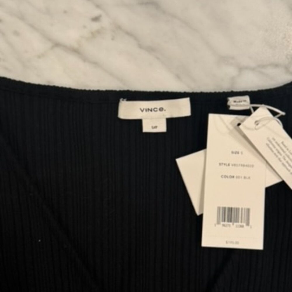 Vince Black Button-Down Cardigan - Brand New With Tags - Picture 2 of 4